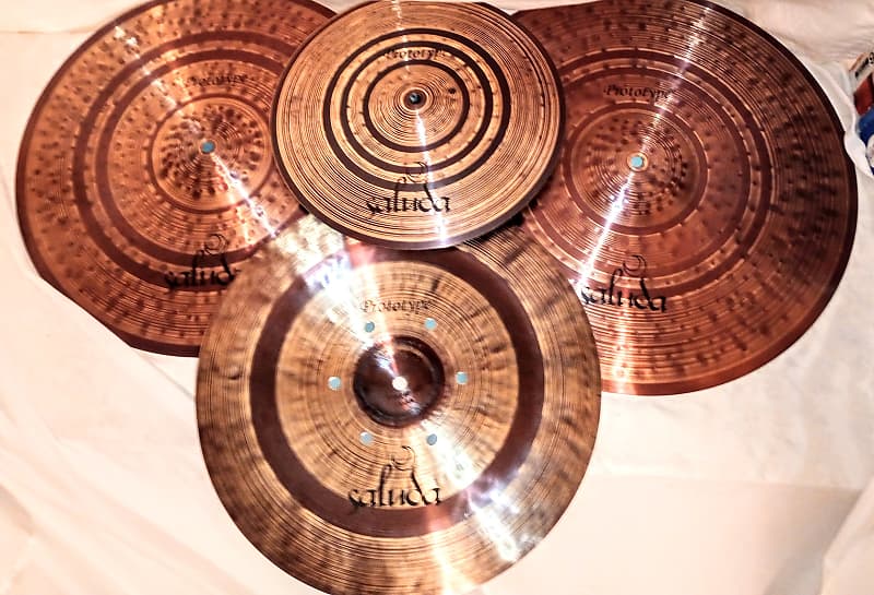 Saluda PROTOTYPE DARK THIN HAND CRAFTED CYMBAL PACK 2023 Reverb
