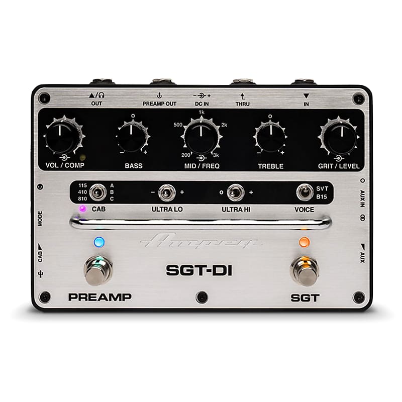 Ampeg SGT-DI Bass Pre-Amp & DI Pedal image 1