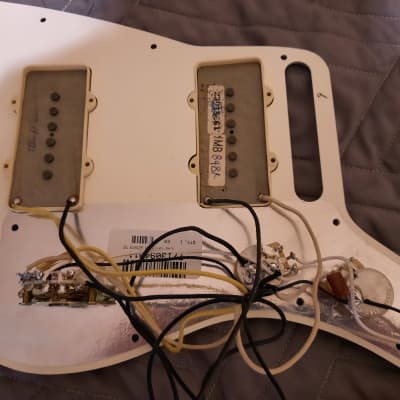 Fender CME Jazzmaster Loaded Pickguard - Seymour Duncan Antiquity II Set- 4 way wiring /Series image 4