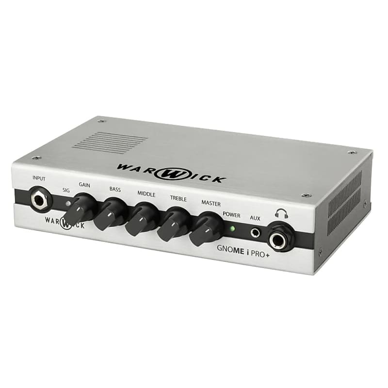 Warwick Gnome i Pro V2 300-Watt Portable Bass Amp Head with XLR DI & USB  Interface