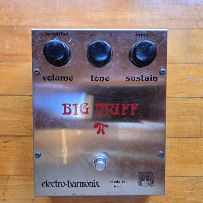 1973 Electro Harmonix Violet Ram's Head Big Muff Pi Fuzz FX Pedal