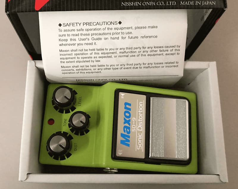 Maxon SD-9 Sonic Distortion Pedal | Reverb France