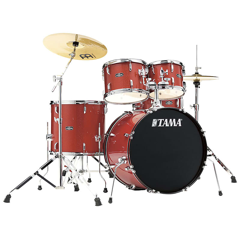 Tama Stagestar ST52H5-CDS 22" Candy Red Sparkle Complete Drum Set image 1