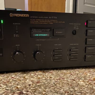 1986 Pioneer A-77X  Stereo Amplifier Excellent Condition 100 WPC image 1