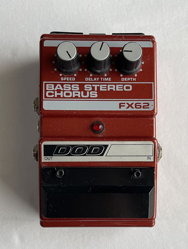 DOD Bass Stereo Chorus FX62 1987 - Red image 1