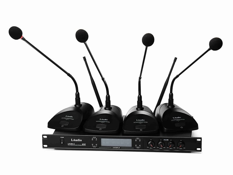 LS-804-C Conference system, 4 microphones, LAudio image 1