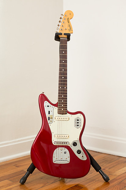 Squier jaguar cheap candy apple red