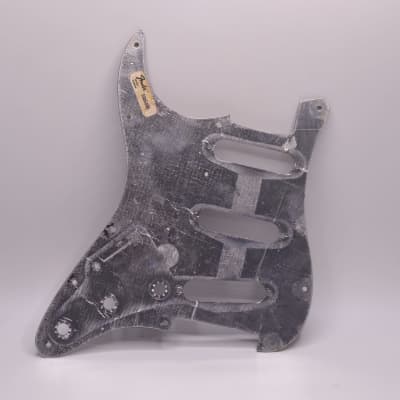 1978-1979 Vinage Fender Stratocaster PICKGUARD Black Original 1970's Strat 1973 1974 1975 1976 1977 image 2