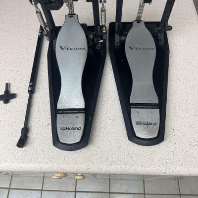 Roland RDH-102A V-Drum Double Electronic Bass Drum Pedal 2021 - Black / Chrome