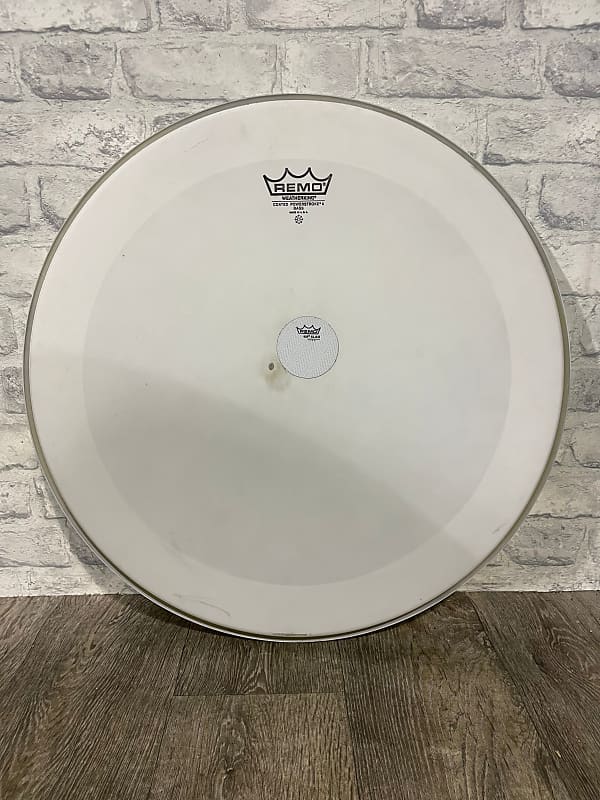 REMO Powerstroke 4 Coated Batter Bass Drum Head Skin 22” Reverb