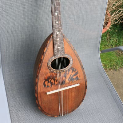 MANDOLIN ANTIQUE ITALIAN BOWLBACK ‘IL GLOBO’ 1890s ITALY image 6
