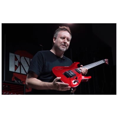 ESP LTD Horizon Custom 87 6-String Right-Handed Electric Guitar with Alder Body and Macassar Ebony (Candy Apple Red) image 6