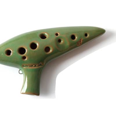 Samick OSF-1 Ocarina Soprano F Key Wind Instrument Jade Green image 1