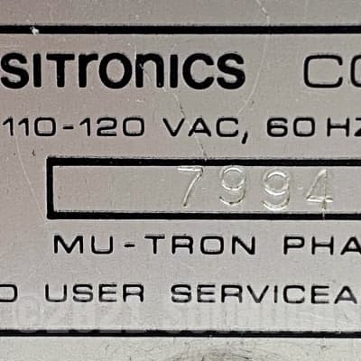 Musitronics Mu-Tron Phasor II *Soundgas Serviced* image 6