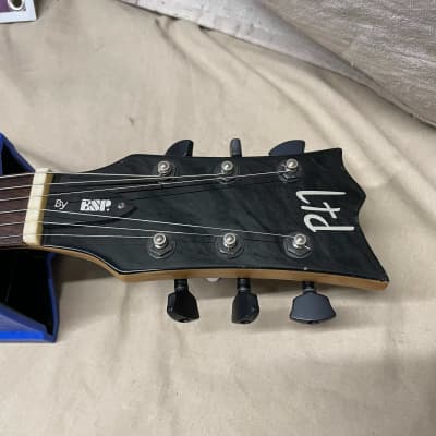 ESP LTD Eclipse Bolt-On Neck Singlecut Guitar - locking tuners missing backs! Red image 10