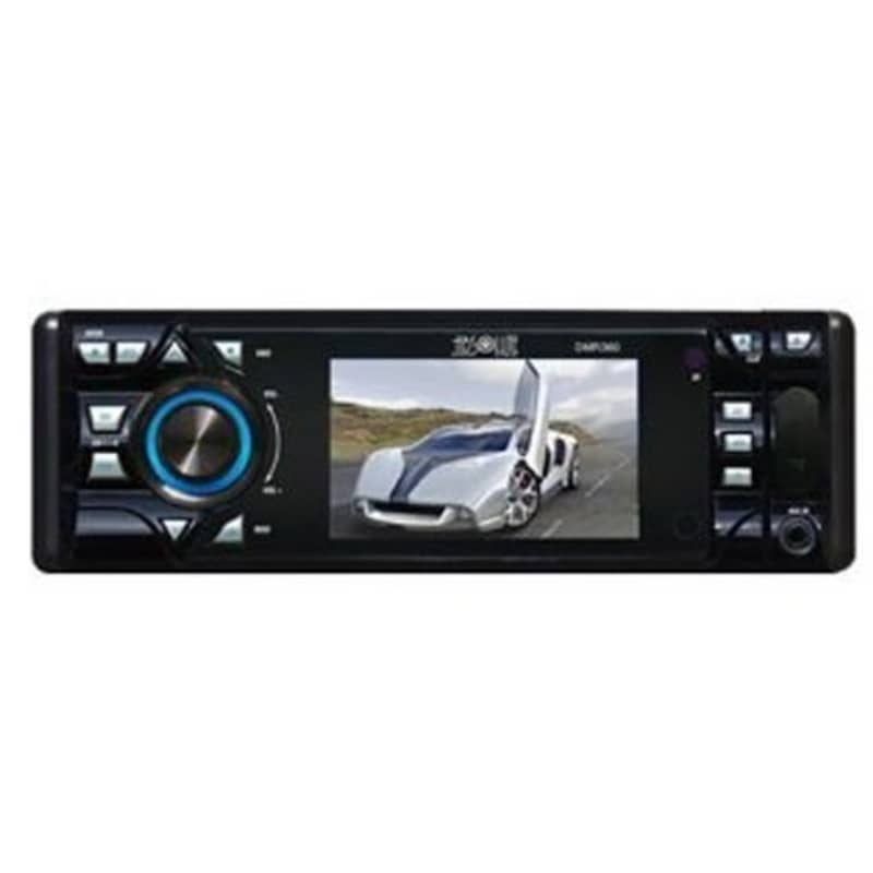 Absolute DMR400 4-Inch In-Dash Receiver with DVD Player Flip Down