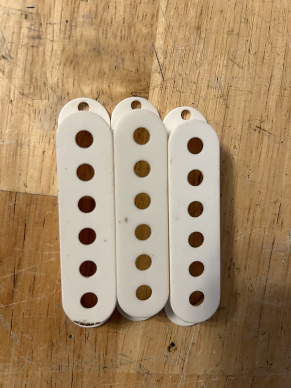 Fender Stratocaster Pickup Covers Set 1970s Originals Reverb Uk