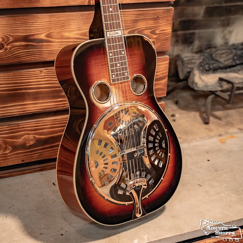 Recording King RR-75PL-SN Phil Leadbetter Signature All Flamed Maple Resonator Guitar #0026 image 1