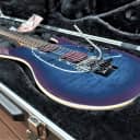 Ernie Ball Music Man Steve Morse Signature Y2D w/Floyd Rose Blue-Purple Sunset