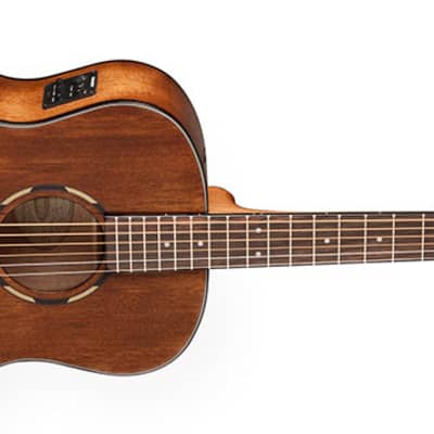 Washburn WLO12SE Woodline 10 Series Orchestra Body Solid Mahogany 6-String Acoustic Electric Guitar image 6