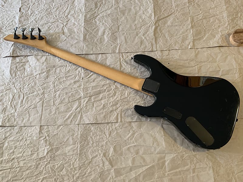 Fernandes PJ50 Bass 1980s Black electric rock bass Limited Edition