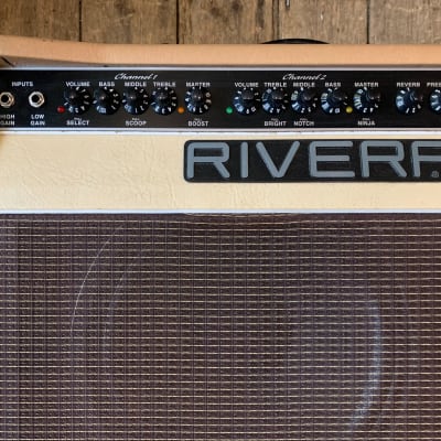 Rivera Fandango 55W (Circa 2020) Valve guitar amplifier combo - Beige Tolex image 3
