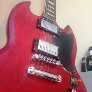 Rare bound one-piece neck Korean Epiphone Vintage SG - Korea G-400