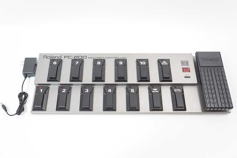 Roland FC-200 MIDI Foot Controller Battery Powered