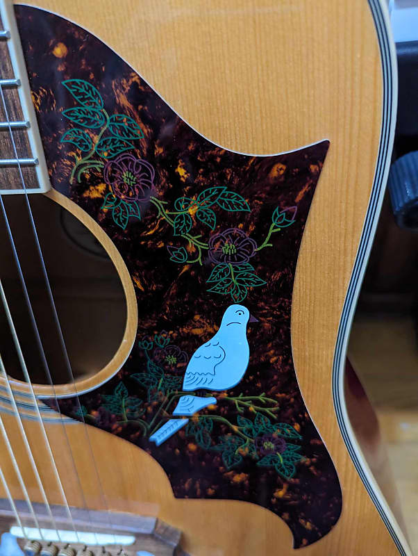 Epiphone Dove NA Acoustic Electric Dreadnought Guitar | Reverb