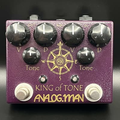 Analogman King of Tone V4 with Red Side High Gain Option