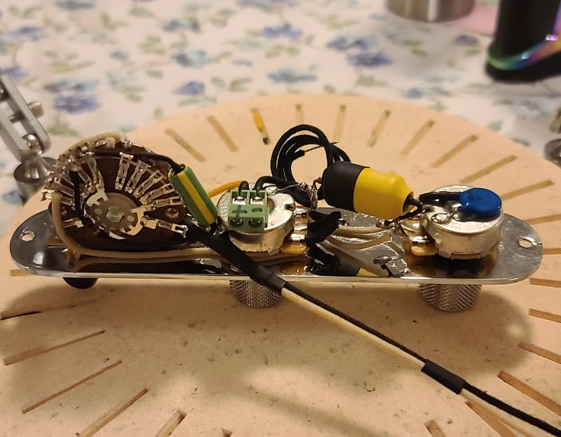 Tribute 5Way Esquire Control Plate / Eldred, Arlo Cocked Wah Reverb