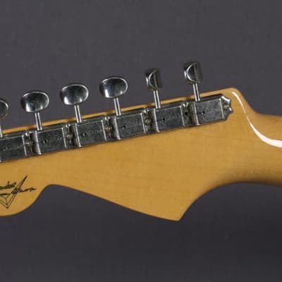 Fender Custom Shop Stratocaster 1955 Hardtail Aged White Blonde R129782 Bild 13
