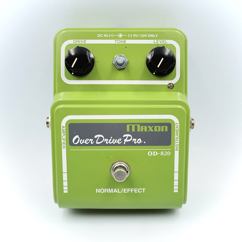 Maxon OD-820 Overdrive Pro With AC Adapter Made in Japan Guitar Effect  Pedal 002I7171