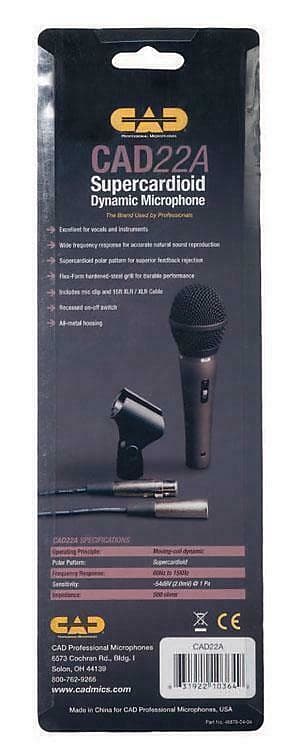 CAD 22A Professional Dynamic Microphone image 1