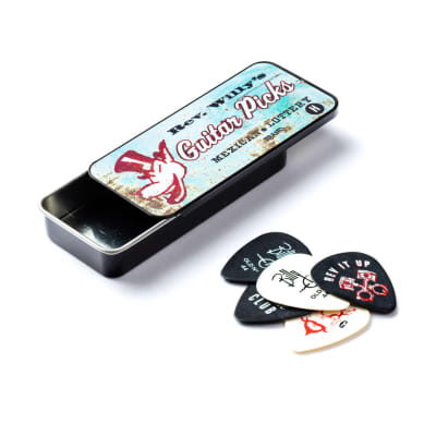 Reverend Willys - Billy Gibbons Pick Tin, Heavy, 6 Count image 1