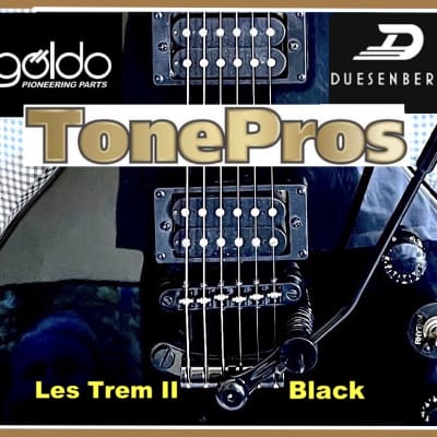 USA Stock! Duesenberg/Goldo Les Trem II Chrome u0026 Nashville Roller Bridge  BoltOn - Fits Most StopTail Guitars | Reverb