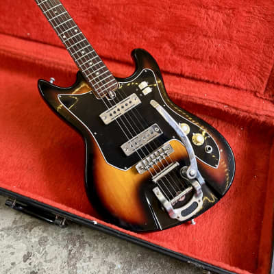 Kay ET-200 electric guitar 1960’s - Teisco bizarre MIJ Japan original vintage image 2