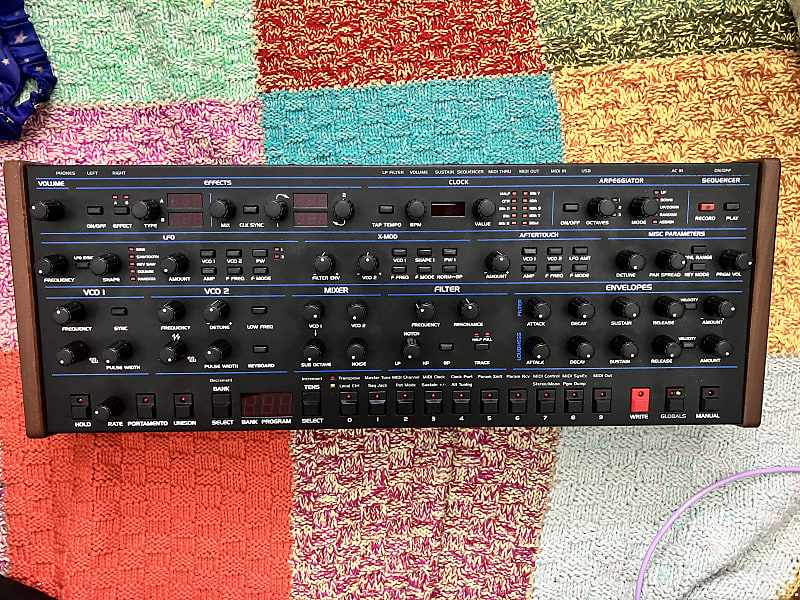 Dave Smith Instruments OB-6 Desktop 6-Voice Polyphonic Synthesizer 2017 - Present - Black image 1