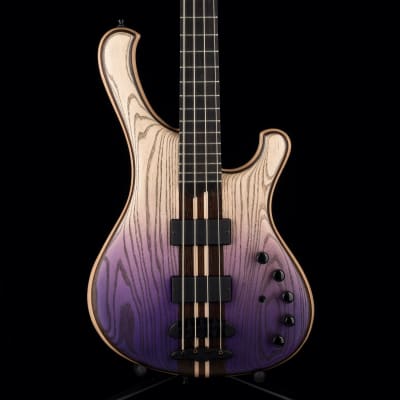 Mayones Viking 4 String Bass Guitar Dirty Ash Purple Horizon image 1