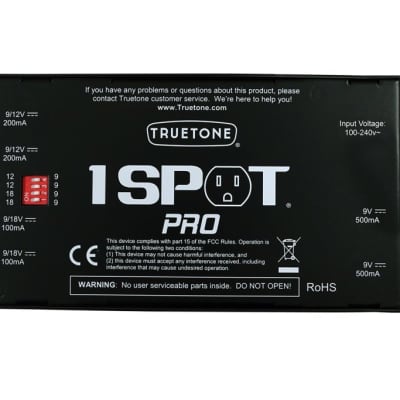 New TrueTone 1 Spot Pro CS 6 Isolated Pedal Power Supply True Tone CS6 image 6