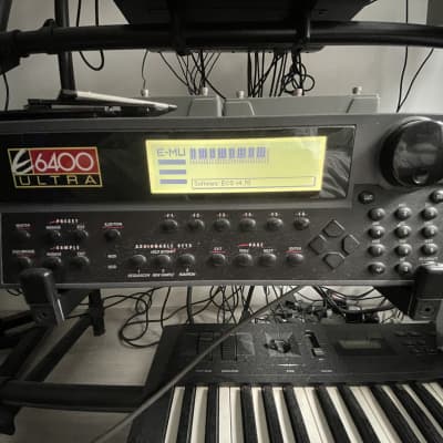 E-MU Systems E6400 Emulator Rackmount 64-Voice Sampler Workstation 1996 - Black