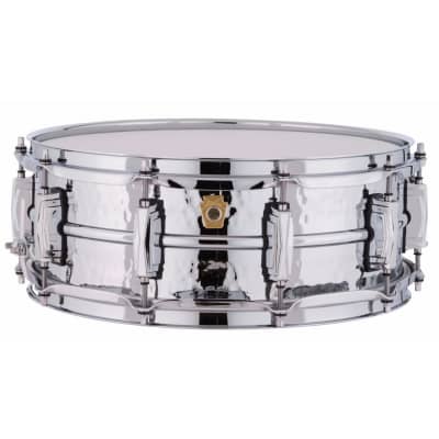 Ludwig LM400K Supraphonic 5"x 14" Snare Drum with Hammered Aluminum Shell and Imperial Lugs image 2