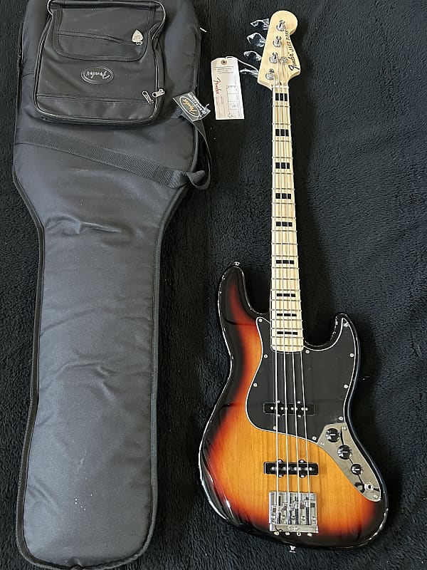 Fender Geddy Lee signature jazz bass MN #3TSB - Three tone sunburst/ 9 lbs. 0.0oz #mx22232240 image 1