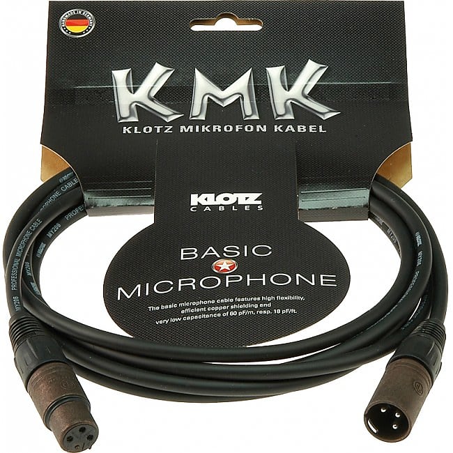 KLOTZ GRG1FM05.0 - XLR F / XLR M - 10 M