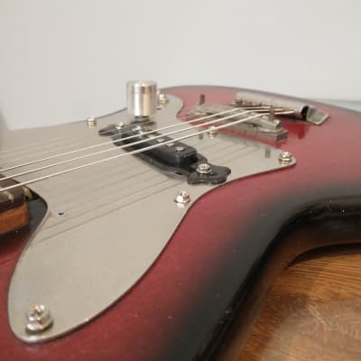 Unknown  Japanese 60s - 70s - Red Sunburst  Electric Guitar image 7