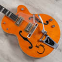 Gretsch G6120RHH Reverend Horton Heat Signature Hollow-Body Guitar, Orange Stain