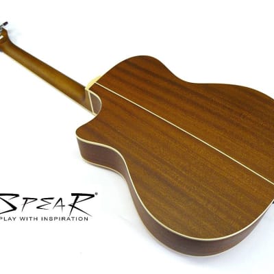 Western-Gitarre / Akustik-Gitarre SPEAR® SC 70 incl. dick gefüttertes Gigbag image 3