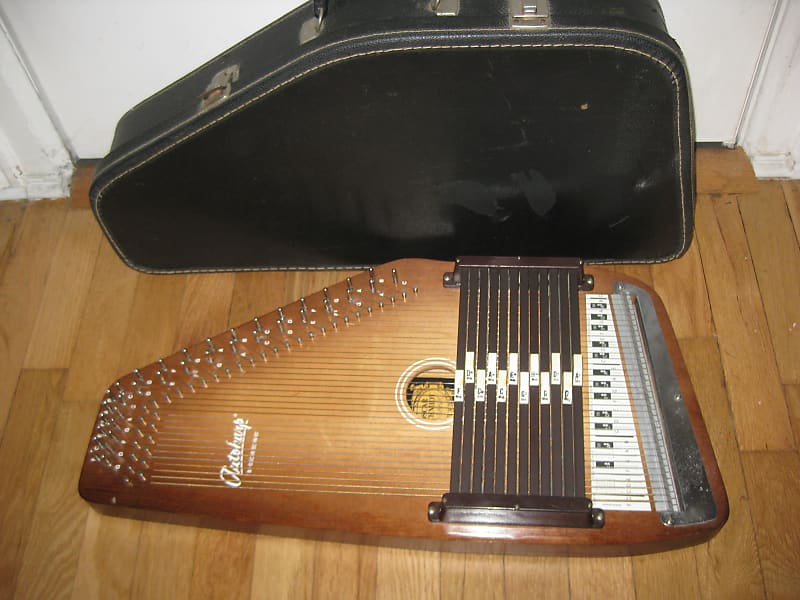 Oscar Schmidt C/G Diatonic Autoharp USA with Case Ready to Reverb