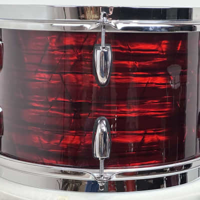 Gretsch 24/12/14/16/5.5x14" Brooklyn Drum Set - Red Oyster Pearl image 15