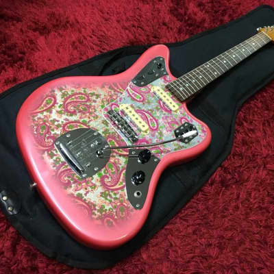 激レア】Fender Japan Jaguarピンクペイズリー-最終値下レアアンダー